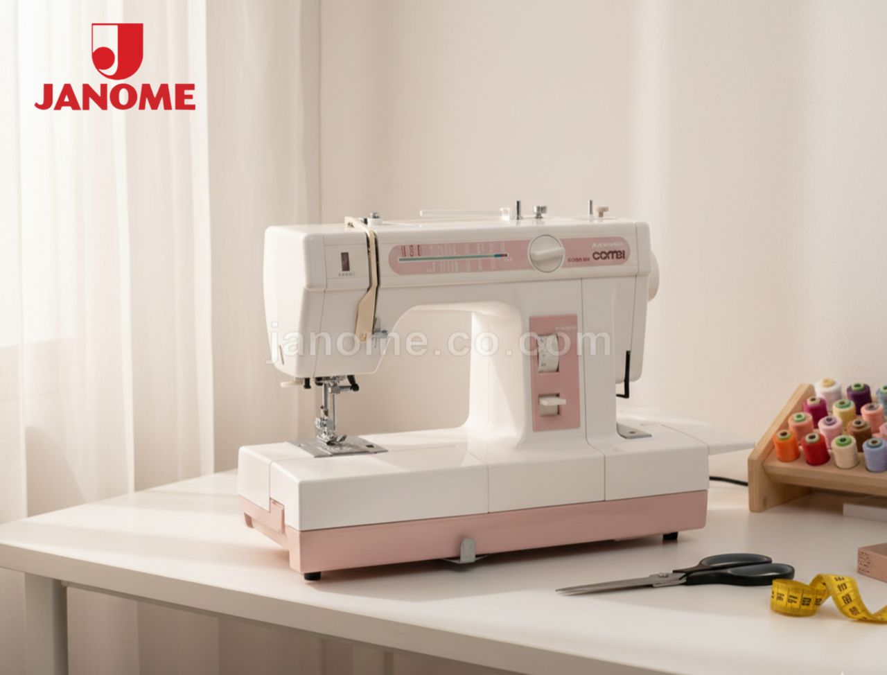 چرخ خیاطی و گلدوزی ژانومه استوک ژاپن مدل 2300